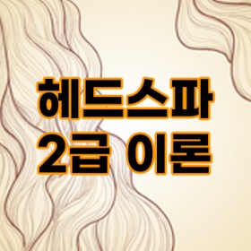 헤드스파 2급 이론 교육영상